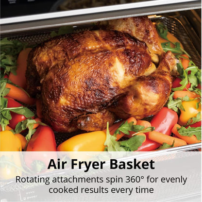 Aria 30 Qt. Touchscreen Toaster Oven with Recipe Book, Brushed Stainless Steel6