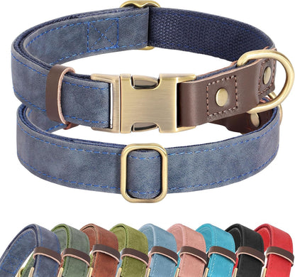 Didog PU Leather Dog Collar for Small Dogs Puppy, Soft Lining, Green S | All-Day Comfort for Daily Walks and Backyard Play, Quick Release Metal Buckle for Easy on & Off, D-Ring for Leash, Easy Clean15