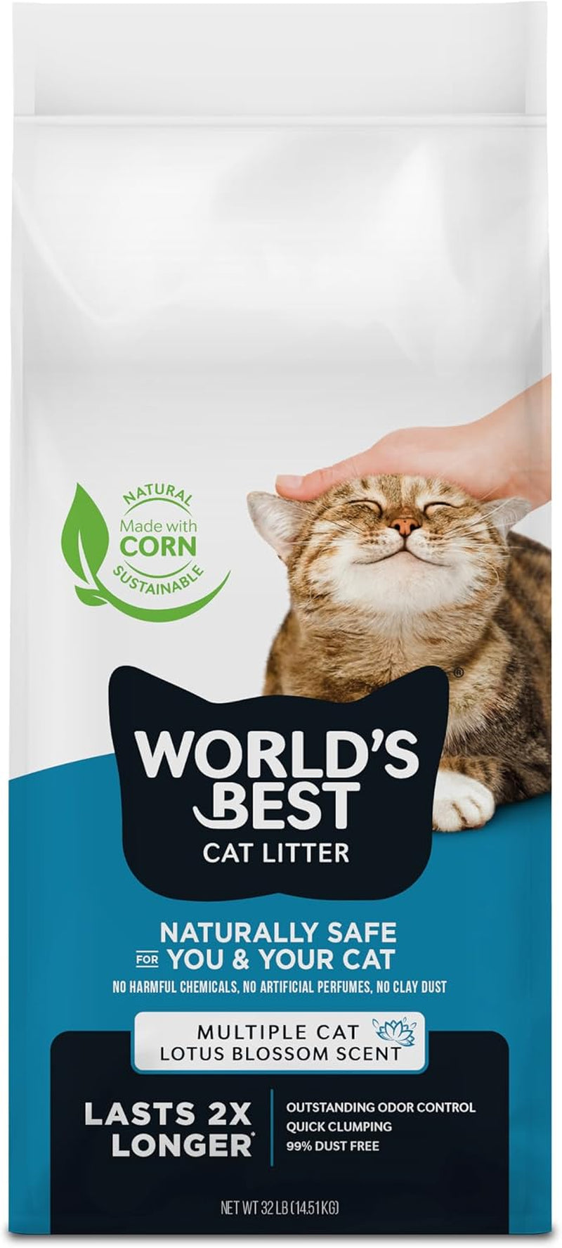 worlds-best-cat-litter-lotus-blossom-scented-odor-control-32-lb-bag