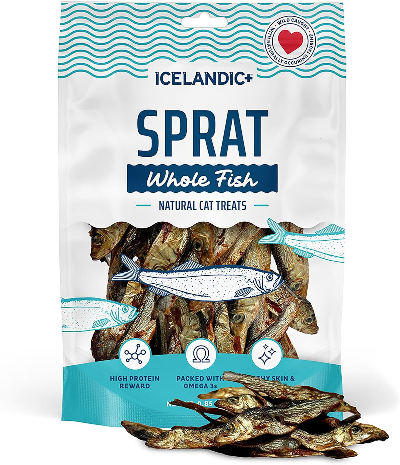 icelandic-whole-sprat-cat-treats-0-85-oz-wild-caught-crunchy-fish-snacks-single-ingredient-air-dried-2-5-3-fish-high-protein-omega-3-for-skin-coat-health-no-additives-or-fillers