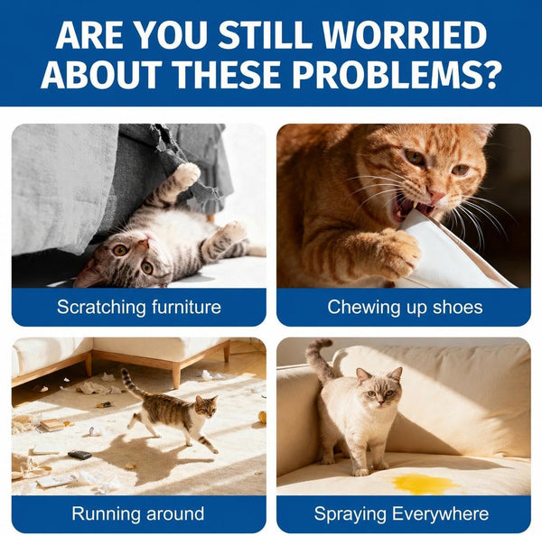 Cat Deterrent Spray - Cat Deterrent for Furniture Protection, Pee Spraying2