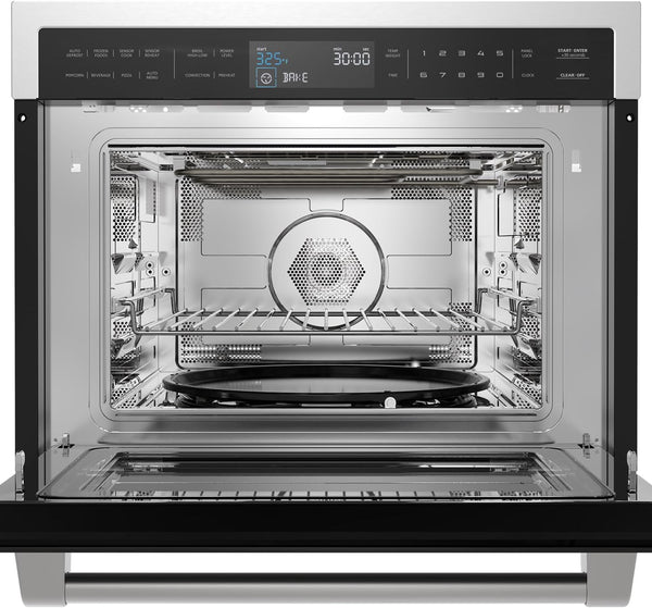 24 Inch Built in Microwave Oven, 1000W, 11 Levels, Sensor Cook, Touch Control, LCD Display, 1.6 Cu. Ft Wall Microwave Oven Combos, Stainless Steel9