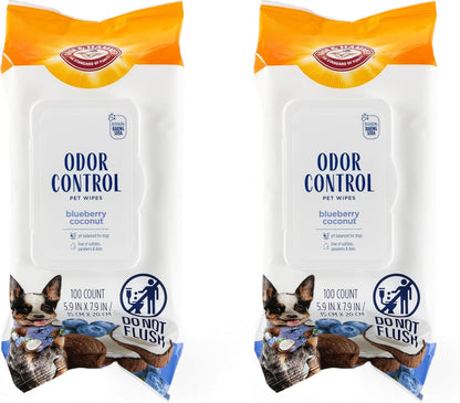 Arm & Hammer Odor Control Dog Wipes, Kiwi Blossom, 100 Count | Baking Soda Deodorizing Formula for Gentle Everyday Cleaning between Baths6