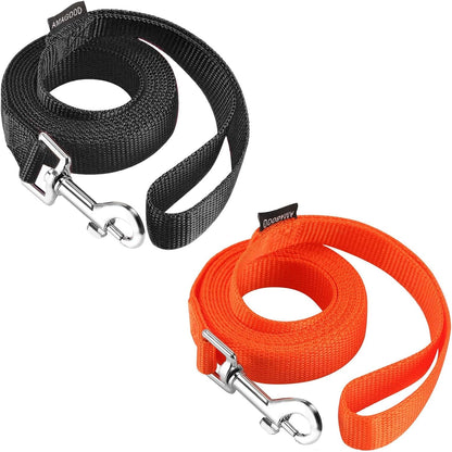 AMAGOOD 6 FT Puppy/Leash, Strong Traditional Style with Easy to Use Collar Hook, Great for Small, Medium and Large Dogs (5/8In X 6 Ft, Purple)68