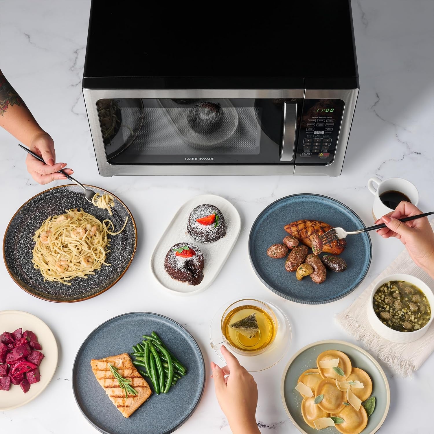 1-2-cu-ft-countertop-microwave-oven-1000-watts-power-smart-sensor-auto-cook-settings-defrost-easy-clean-and-child-safety-lock-stainless