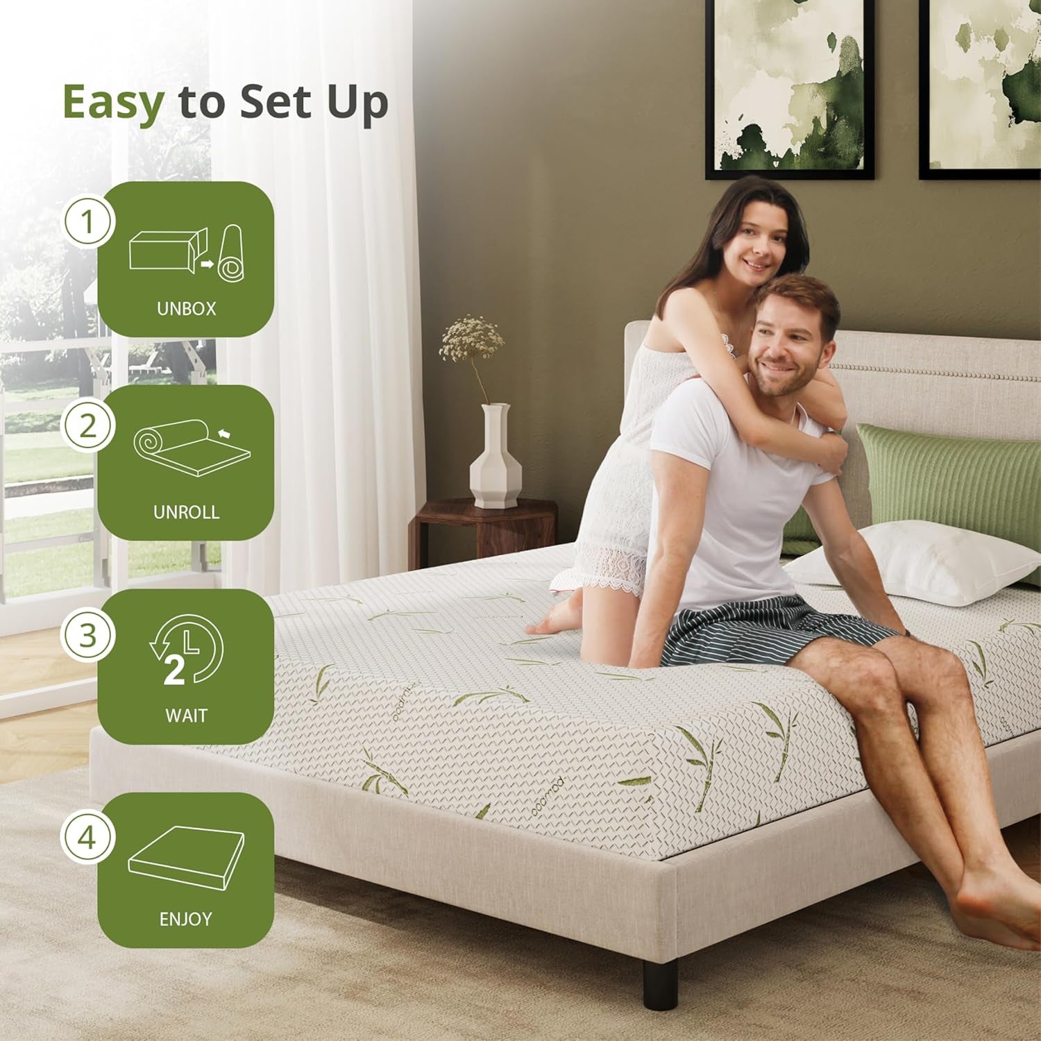 egohome-8-inch-twin-mattress-medium-firm-green-tea-memory-foam-mattress-cooling-green-tea-gel-washable-removable-cover-pressure-relief-bed-in-a-box-fiberglass-free-certipur-us-certified