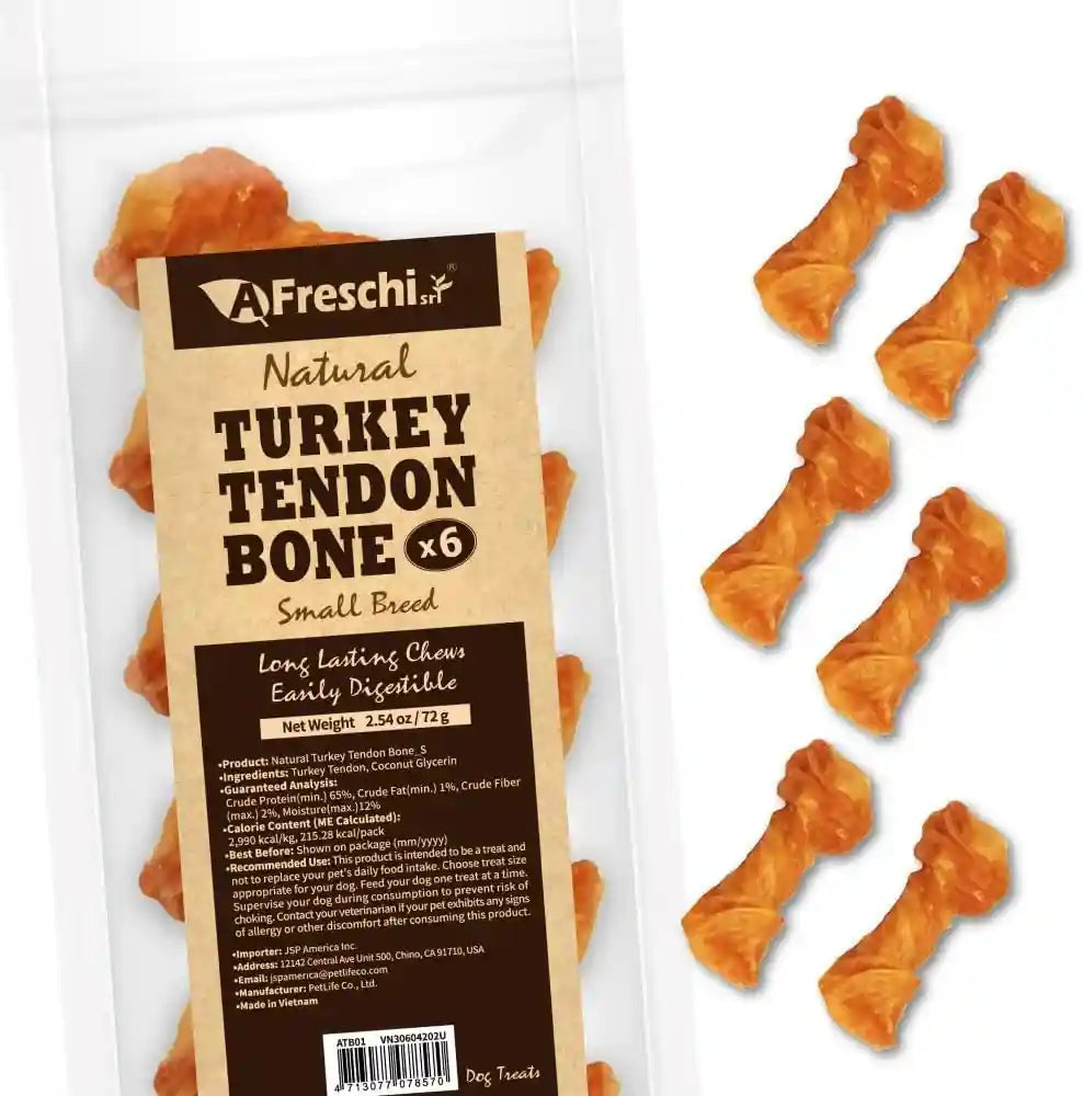 a-freschi-srl-turkey-tendons-for-dogs-usa-sourced-human-grade-rawhide-free-long-lasting-puppy-chews-all-natural-hypoallergenic-dog-treats-for-small-breeds-strips-3oz-pack