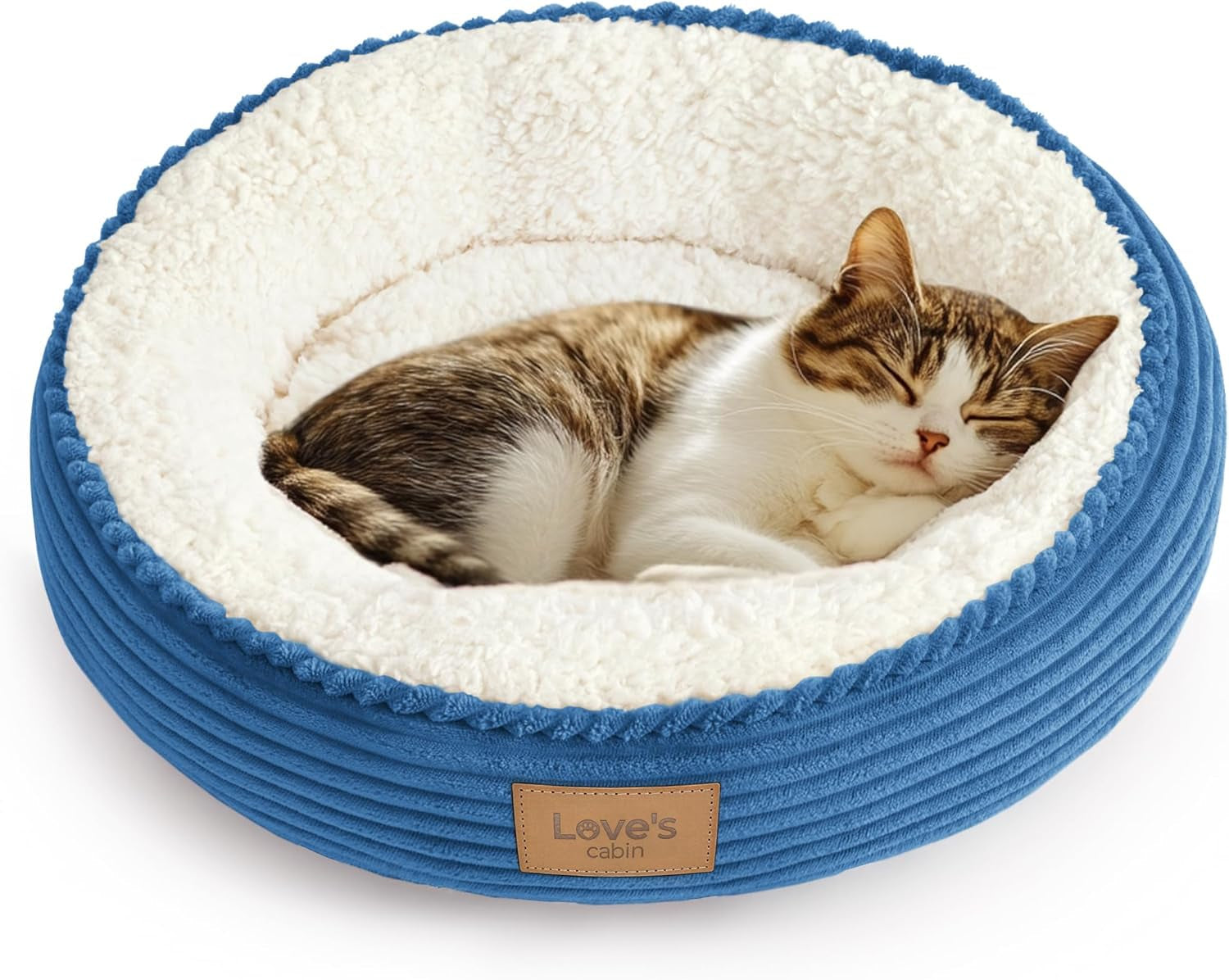 loves-cabin-round-donut-cat-and-dog-cushion-bed-20in-bed-for-cats-or-small-dogs-anti-slip-water-resistant-bottom-super-soft-durable-fabric-pet-beds-washable-luxury-cat-dog-bed-gray