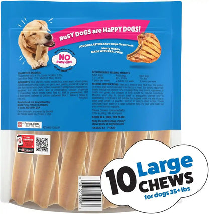 Purina Busy Bone Adult Dog Chew Bone Treats, Original - 10 Ct. Pouch12
