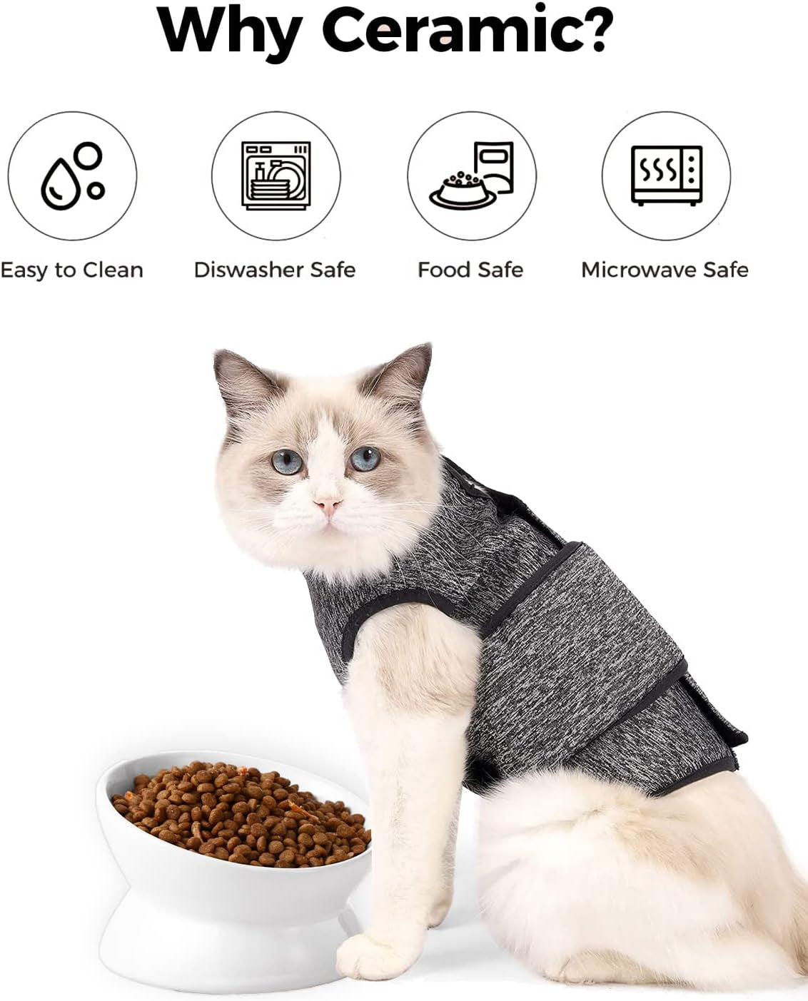 loejan-elevated-cat-food-bowl-5-oz-ceramic-raised-and-tilted-water-bowl-anti-vomiting-and-protect-pets-spines-dishes-for-small-dog-fat-faced-cat-kitten-white-1-pack