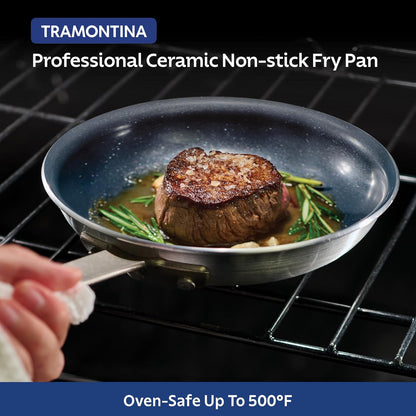 Professional 14-Inch Ceramic Non Stick Extra Large Frying Pan | Heavy-Gauge Aluminum Skillet with Ceramic Nonstick Coating, Dishwasher and Oven Safe, Black, Made in Brazil7
