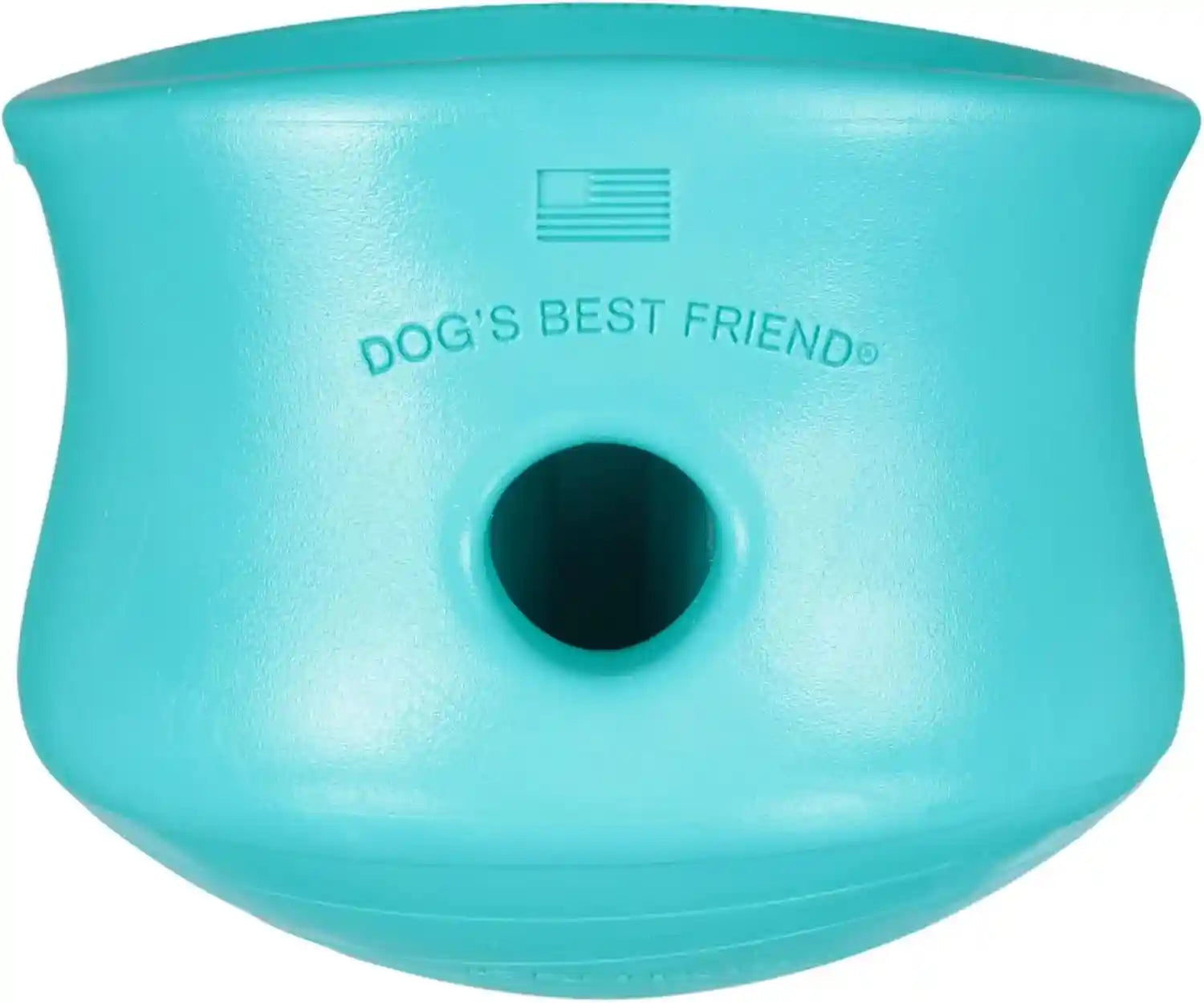 west-paw-zogoflex-toppl-interactive-treat-dispensing-puzzle-dog-toy-for-mental-stimulation-enrichment-holds-kibble-treats-lickable-freezable-dishwasher-safe-made-in-usa-large-aqua-blue