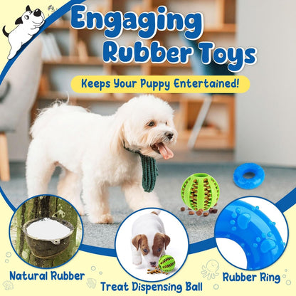 KIPRITII 9-Pack Interactive Puppy Dog Toys for Small Dogs No-Stuffing Squeaky Octopus-Shaped Toy, Cute Plush & Engaging Chew Toys for Puppy Teething to Keep Them Busy5