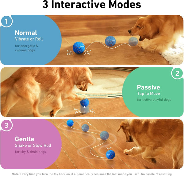 Cheerble Smart Interactive Dog Toy, Wicked Ball AIR, Automatic Moving, Bouncing, and Rotating, E-TPU Material, IPX7 Waterproof Rating, Active Rolling Ball for Puppy, Medium and Large Dogs4