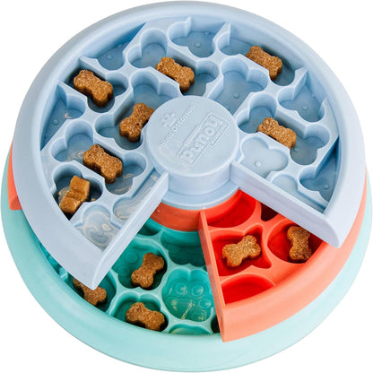 Outward Hound by Nina Ottosson Lickin’ Layers 3-In-1 Interactive Dog Feeder Puzzle, Lick Mat & Slow Feeder Bowl - Mental Stimulation Toy for Medium & Large Dogs, 2 Cup Capacity, 10.4 in X 2.8 In10