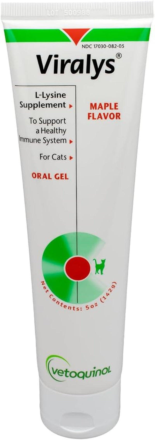 Vetoquinol Viralys - Lysine Supplement for Cats & Kittens - Supports Eye Wellness, Respiratory Health & Immune Strength - Flavored Oral Gel for Easy Feeding & Daily Use for Picky Eaters - 5Oz1