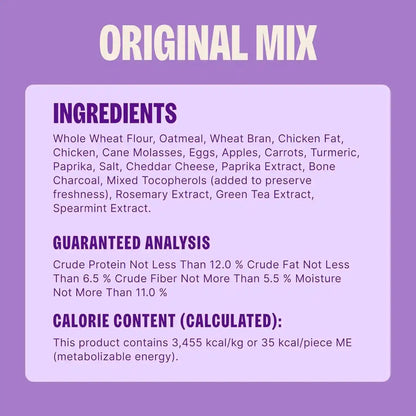 Wellness Old Mother Hubbard Classic Original Mix Dog Biscuits, Natural Training Treats, 4 Flavors, Mini Size, 3.8 Lb Bag6