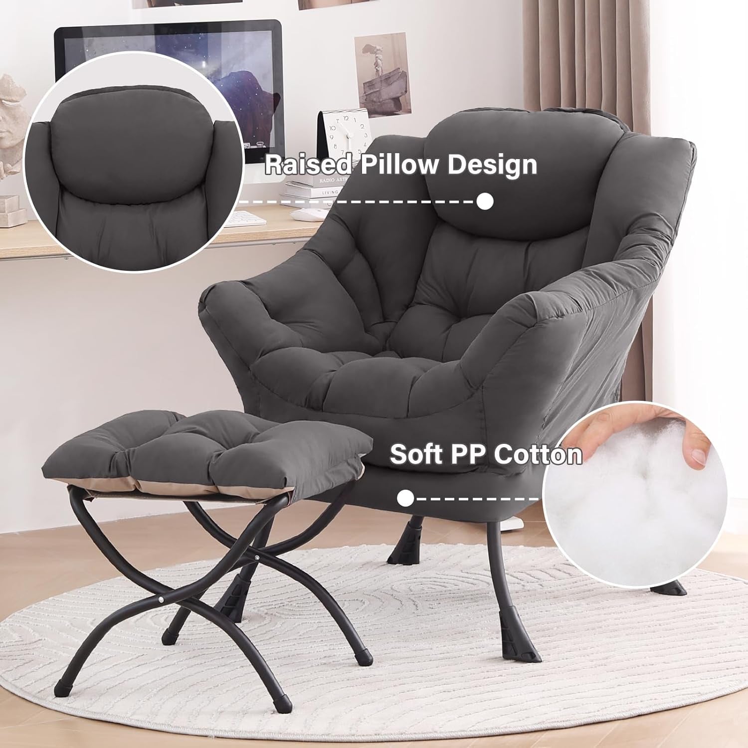 lazy-chair-with-ottoman-comfy-reading-accent-chair-dark-grey-foldable-footrest-padded-seat-and-backrest-side-pocket-for-lounging-in-living-rooms-bedrooms-dorms-and-small-spaces