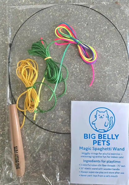 Cat Wand Toy for Indoor Cats, 105” Extra Long Magical Cat Teaser Wand, Interactive Cat Toy with Durable Nylon String, Elastic Wand for Exercise & Enrichment, Kittens to Senior Cats8