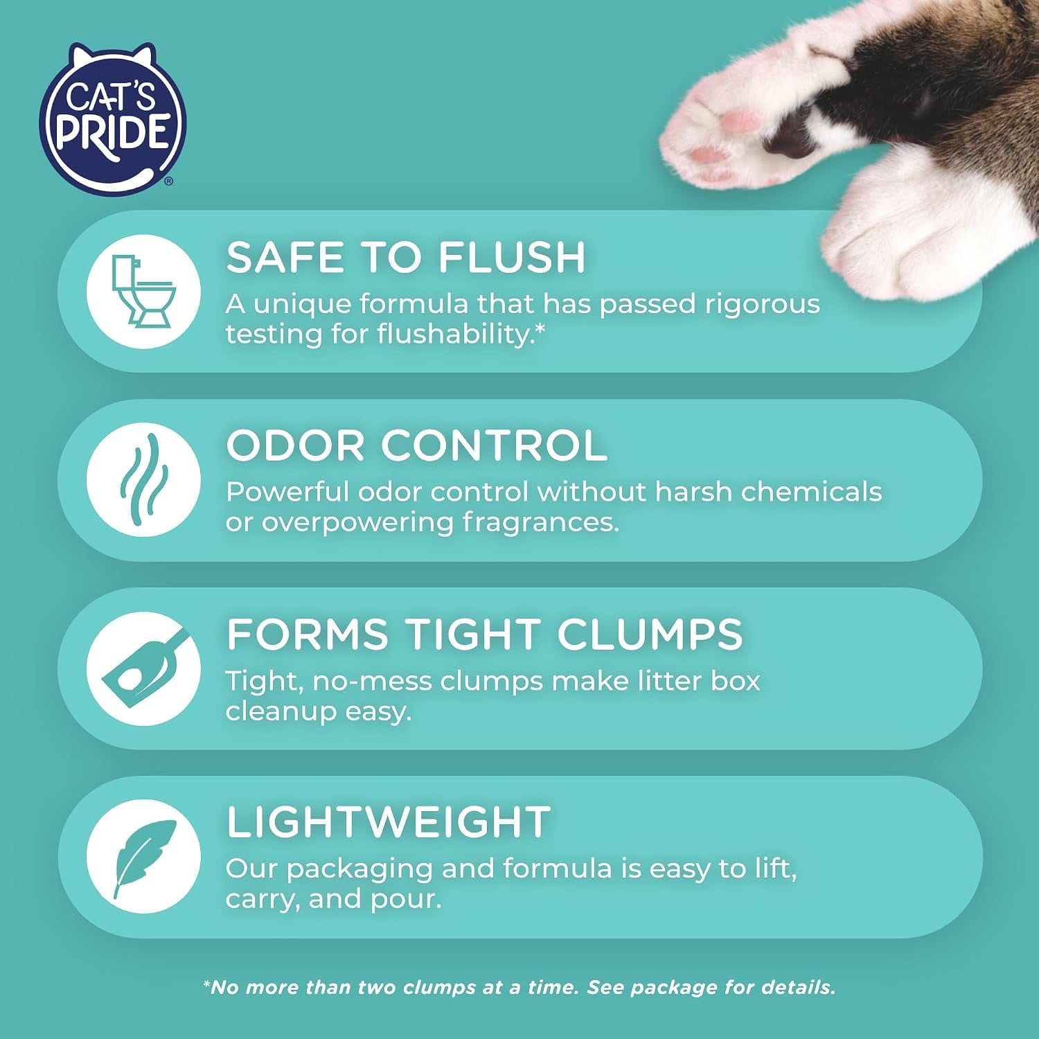 cats-pride-lightweight-clumping-litter-flushable-powerful-odor-control-scented-10-pounds