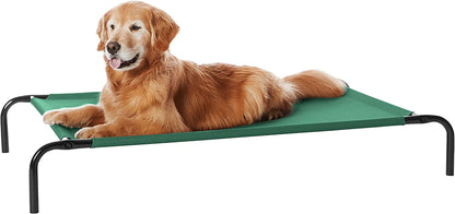 Amazon Basics Cooling Breathable Elevated Dog Bed with Metal Frame for Large Dogs, 51" X 31" X 8", Grey13