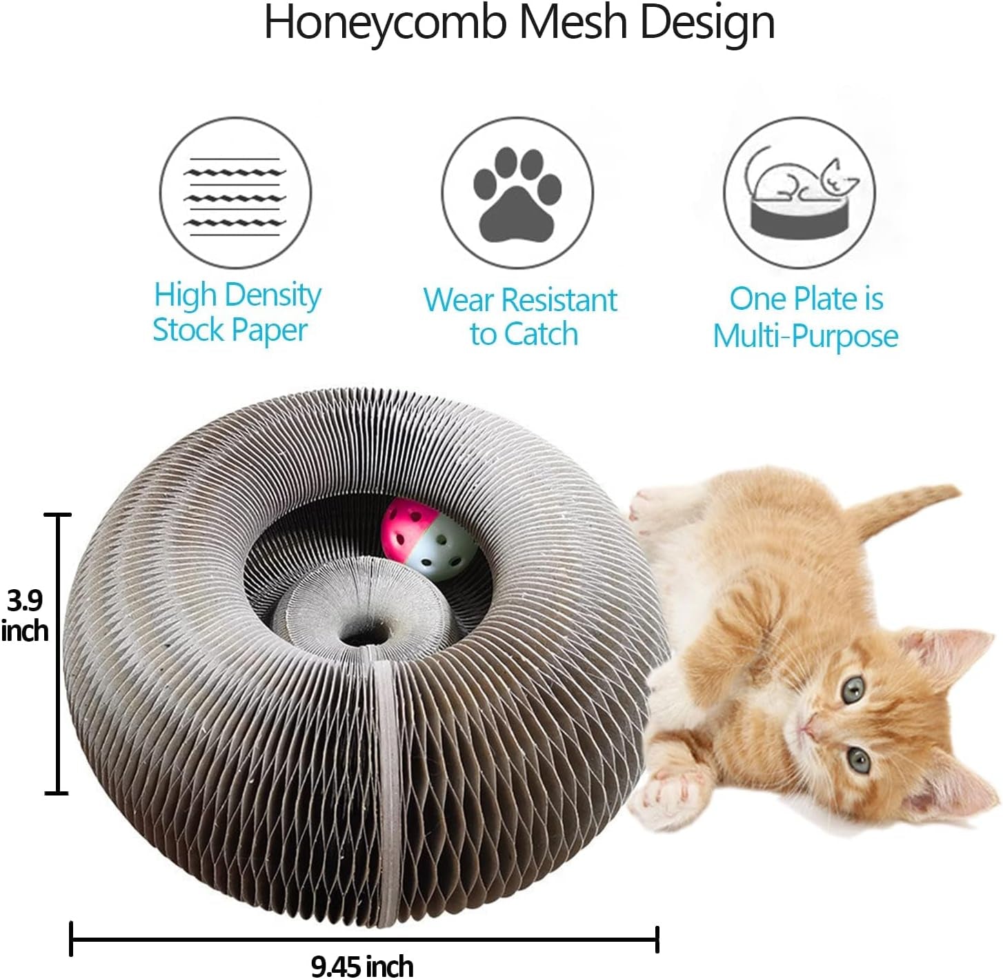 enkman-kitty-kurlz-magic-organ-cat-scratcher-board-cat-ball-adventure-the-ultimate-interactive-mental-physical-exercise-for-indoor-cats-toy