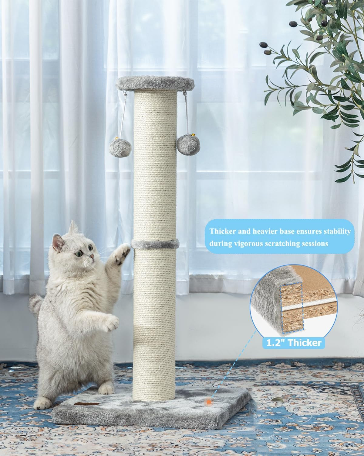 34inch-tall-cat-scratching-post-for-indoor-cats-adults-4-3inch-diameter-large-cat-scratch-post-sturdy-and-durable-cat-scratcher-with-dangling-balls-natural-sisal-grey