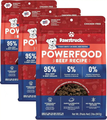 Pawstruck Air Dried Dog Food with Real Beef, Grain-Free, Made in USA, Non-Gmo & Vet Recommended, High Protein Limited Ingredient Full-Feed for All Breeds & Ages, 2Lb Bag15