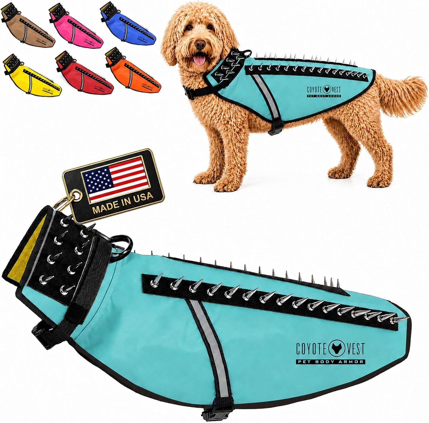 coyotevest-dog-harness-stab-resistant-coyote-vest-small-neon-pink-reflective-stab-resistant-vest-helps-protect-small-dogs-from-coyotes-aggressive-dogs-and-birds-of-prey-made-in-the-usa