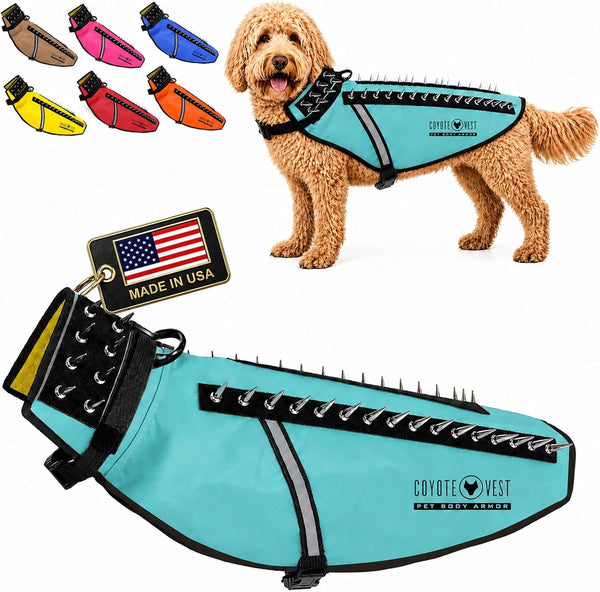 Coyotevest Dog Harness, Stab-Resistant Coyote Vest, Small, Neon Pink | Reflective Stab-Resistant Vest Helps Protect Small Dogs from Coyotes, Aggressive Dogs and Birds of Prey, Made in the USA13