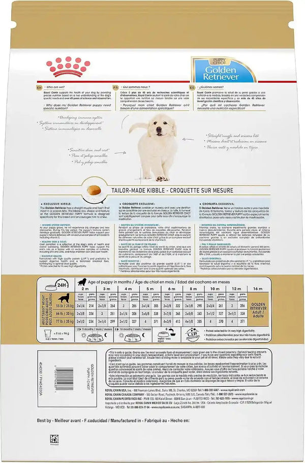 ROYAL CANIN Breed Health Nutrition Golden Retriever Puppy Dry Dog Food, 30 Lb Bag | Specialized Nutrition for Growth, Supports Healthy Skin and Coat, Antioxidant-Rich Recipe, 30 Pound Bag2