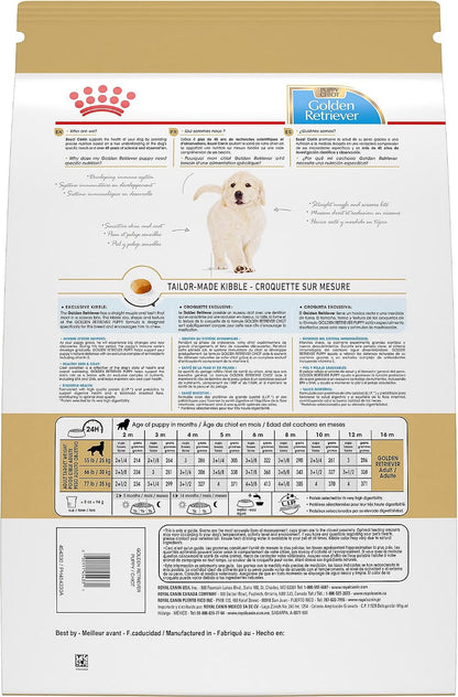 ROYAL CANIN Breed Health Nutrition Golden Retriever Puppy Dry Dog Food, 30 Lb Bag | Specialized Nutrition for Growth, Supports Healthy Skin and Coat, Antioxidant-Rich Recipe, 30 Pound Bag2