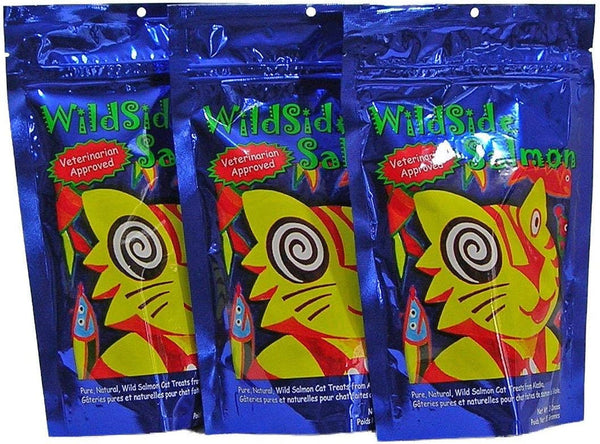100% Wild Alaskan Salmon Freeze Dried Cat Treats - Healthy Training Treat - 3Oz (3 Pack)1