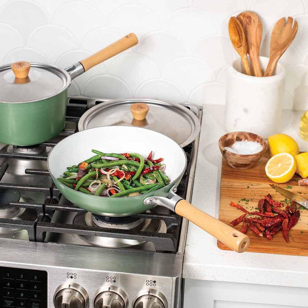 Cardamom Ceramic Nonstick 10 Inch Wok2