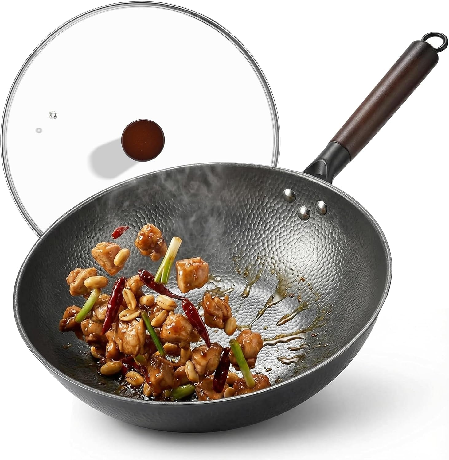 13-inch-carbon-steel-wok-with-lid-large-flat-bottom-woks-stir-fry-pan-large-chinese-wok-pan-6-45qt-nitrided-carbon-steel-no-chemical-coating-for-all-stoves