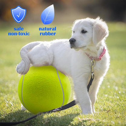 Banfeng Dog Tennis Ball, 9.5" Giant Sport Gift Toy Herding Ball for Dogs | Puppy Birthday Gift ,Interactive Toy,Outdoor Pet Toys to Keep Them Busy,Big Tennis Ball for Small Medium Large Dog2