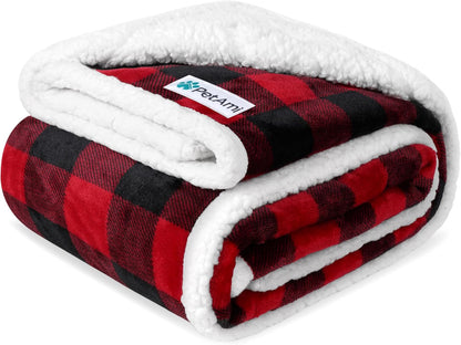 Petami Waterproof Dog Blanket for Couch, Extra Large 80X60, Pee Proof Sherpa Fleece Reversible Pet Throw, Furniture Protector for Bed Sofa Crate Kennel, Soft Washable Cover for Dog Cat, Grey Sherpa24