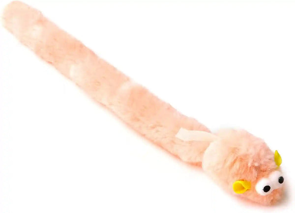 CHIWAVA 4 Packs 15 Inch Long Soft Plush Cat Toys Mice with Bell Rustle Sound Small Mouse Activity Interactive Toy6