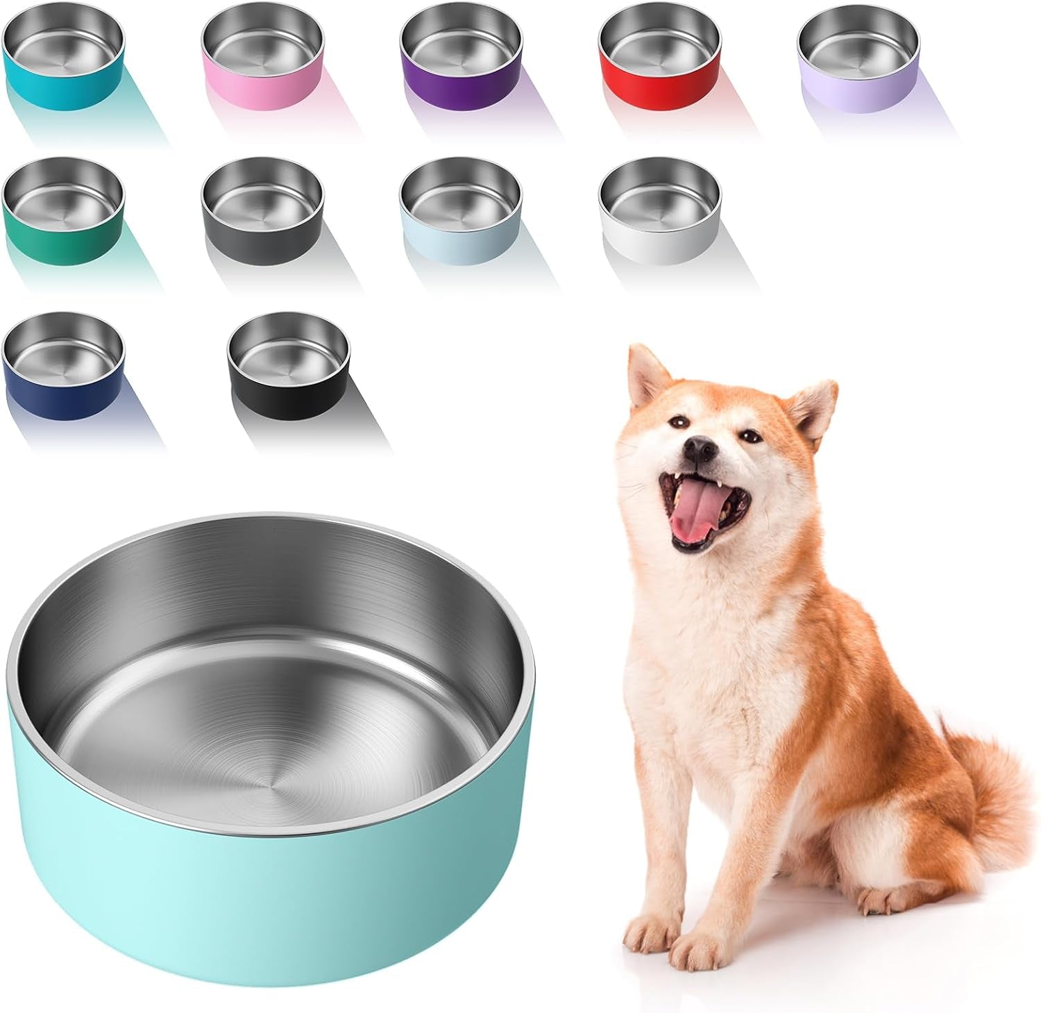 wenbokmin-dog-bowl-stainless-steel-food-and-water-bowl-40oz-blue-non-slip-quiet-bottom-easy-to-clean-dishwasher-safe