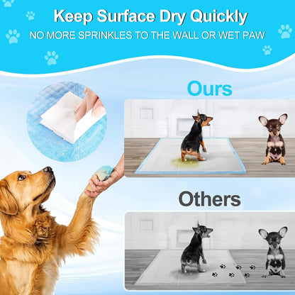Pee Pads for Dogs 36"X48" 40 Count, Puppy Pads Extra Large, Disposable Thicken Pet Training Pads for Cats Doggie Rabbits, Incontinence Underpads Ultra Absorbent & Quick-Dry, Leakproof Potty Pads6