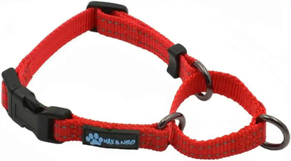 Max and Neo Nylon Martingale Collar - We Donate to a Dog Rescue for Every Collar Sold (Medium, Orange)14