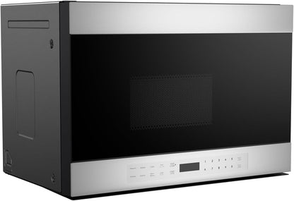 SMO1461GS 24 In. 1.4 Cu. Ft. over the Range Microwave Oven | 1,000 Watt, 12.8" Carousel Turntable, Sensor Cooking, Edge to Edge Black Glass with Stainless Steel3