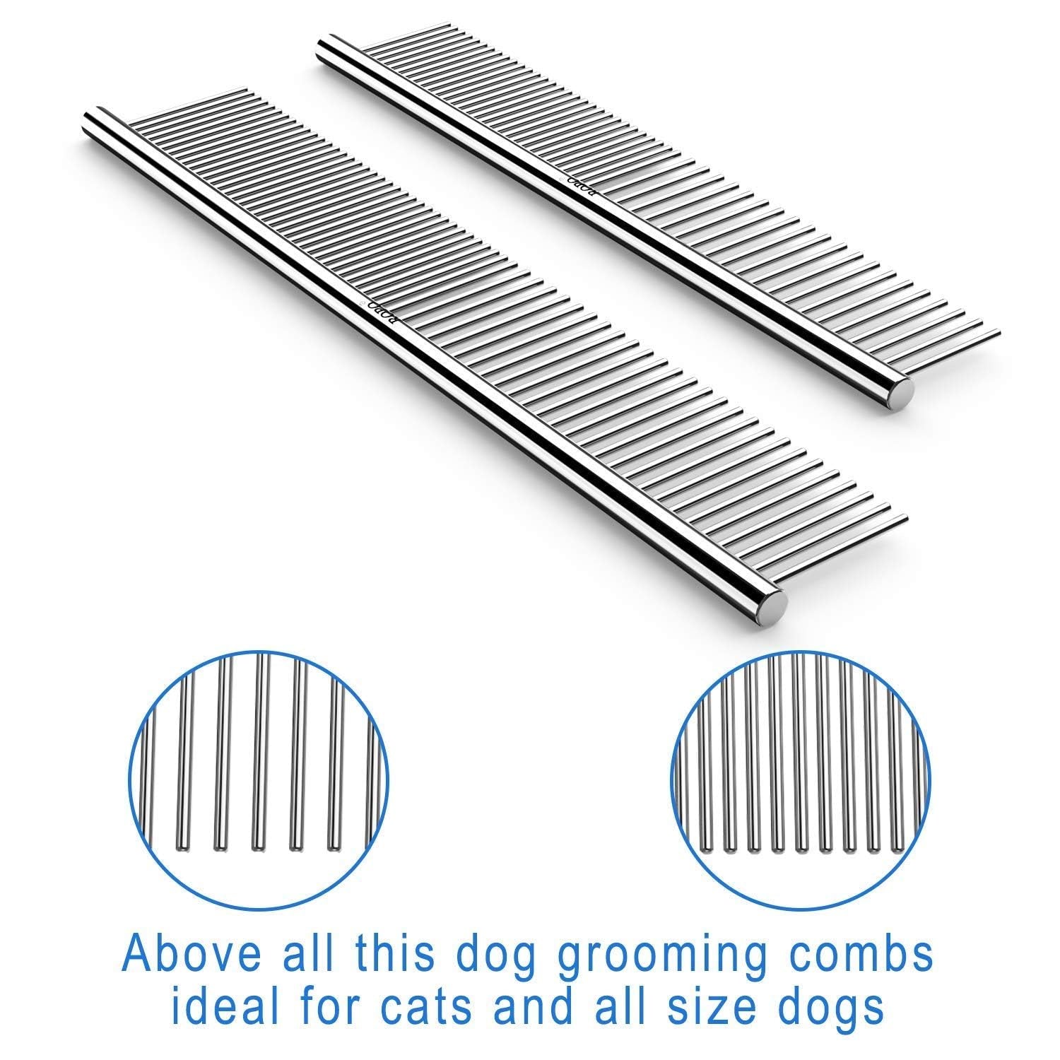 cwxzstm-pet-steel-combs-dog-cat-comb-tool-for-removing-matted-fur-pet-dematting-comb-with-rounded-teeth-and-non-slip-grip-handle-prevents-knots-and-mats-for-long-and-short-haired-pets-6-5in-7-4in