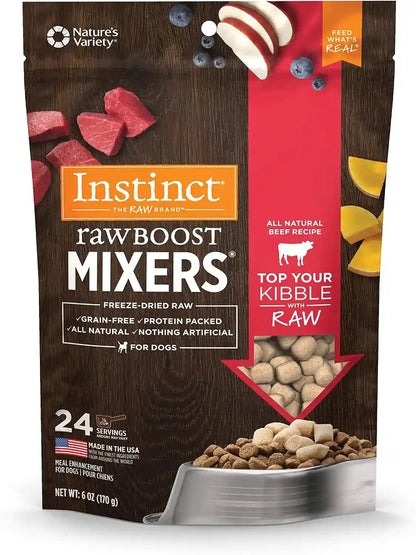 Instinct Freeze Dried Mixers, Dog Food Toppers, Gut Health, 5.5 Oz. Bag19