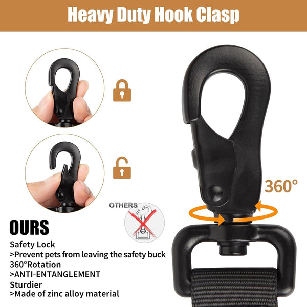 Tactical Dog Collar Leash Set,Dog Collar with Controll Handle for Large Dog3