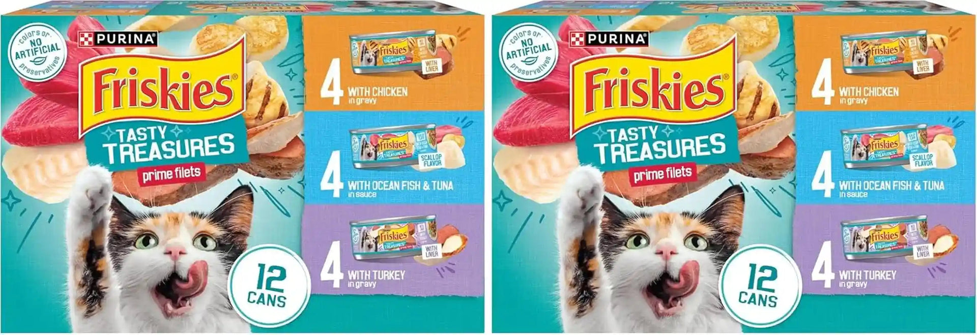purina-friskies-wet-cat-food-variety-pack-tasty-treasures-prime-filets-with-ocean-fish-and-tuna-with-chicken-and-with-turkey-5-5-ounce-pack-of-12