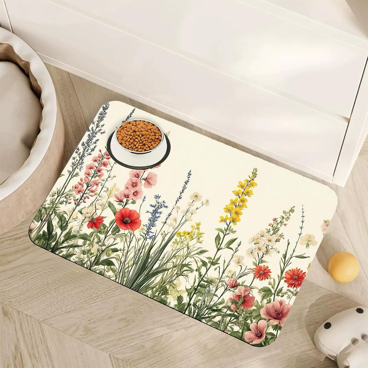 marble-dog-cat-food-mat-blue-teal-turquoise-gold-absorbent-pet-feeding-mat-with-rubber-backing-non-slip-water-bowl-placemat-indoor-pet-accessories-supplies-12x20