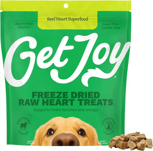 Get Joy Freeze Dried 100% Beef Liver Dog Treats, 4Oz | Single Ingredient Organ Meat, High Protein Raw Dog Food Topper, Snack & Training Rewards | Grain Free, Gluten Free, Filler Free16