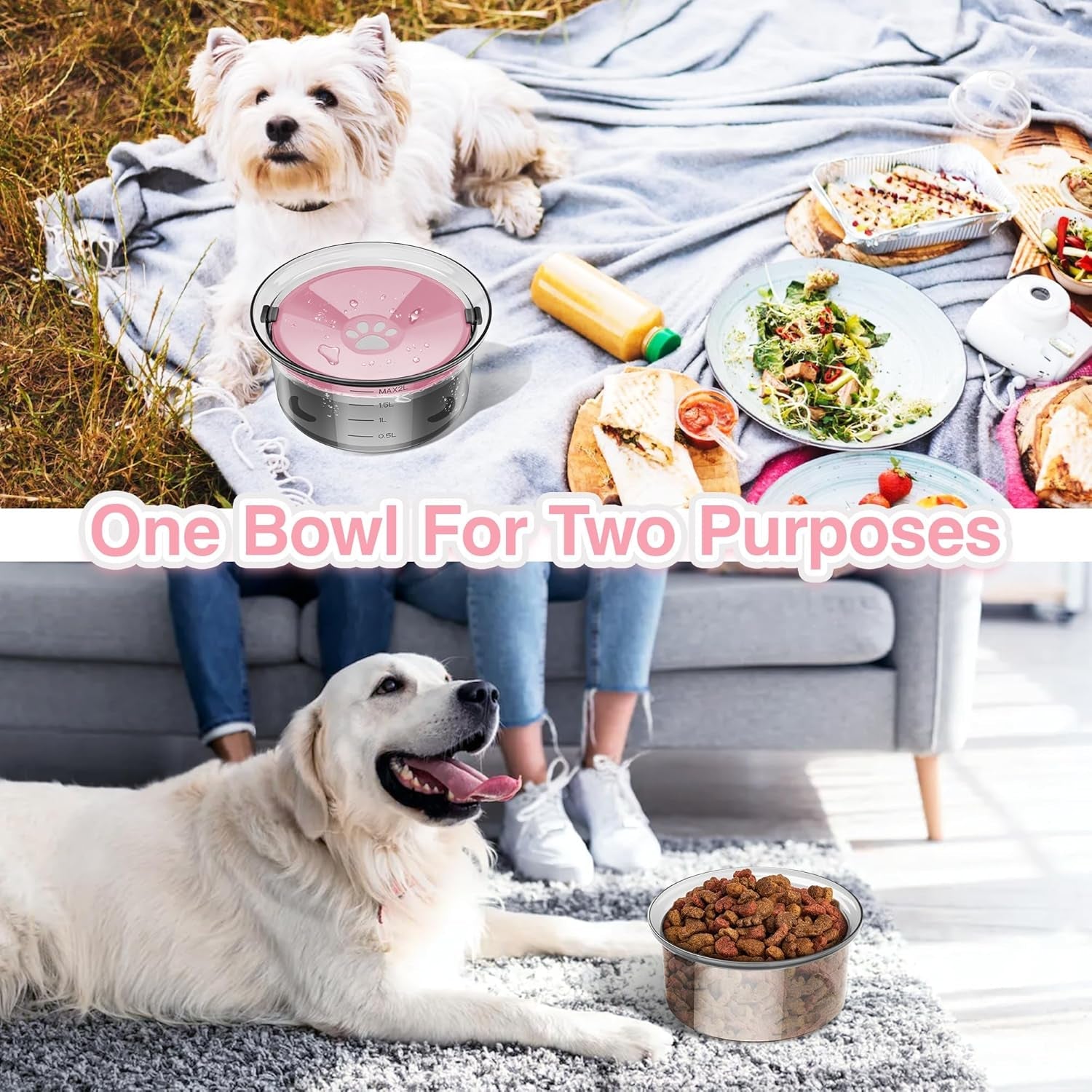 2l-dog-water-bowl-no-spill-70oz-large-spill-proof-dog-water-bowl-reduce-refill-slow-drinking-water-bowl-anti-splash-no-mess-pet-water-bowl-for-vehicle-outdoor-indoor-pink