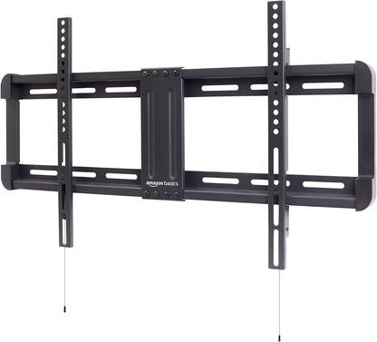 Low Profile TV Wall Mount with Horizontal Post Installation Leveling for 37 to 86 Inch Tvs, Wood Studs Compatible, Black1